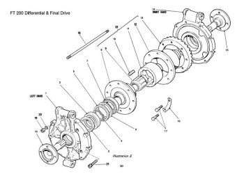 FT200-Differential-section-(inboard brakes)-blown-up